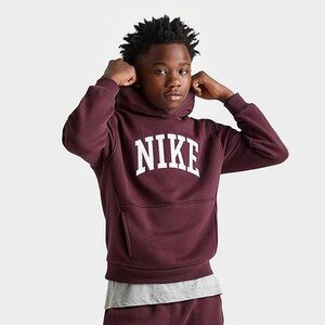 Nike Kids Burgundy Pullover Hoodie